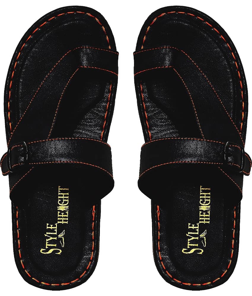 Style Height Black Flip Flops