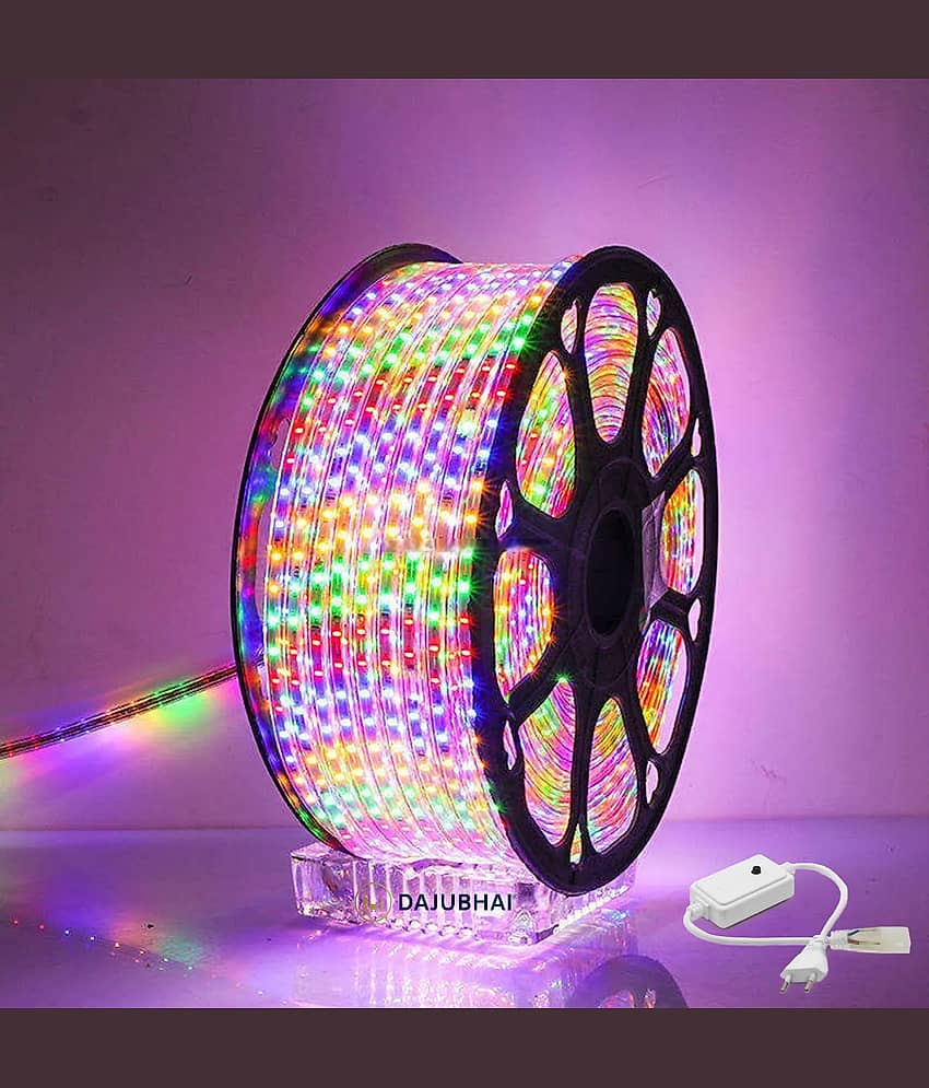 DAJUBHAI Multicolor 10Mtr LED Rope Light ( Pack of 1 )