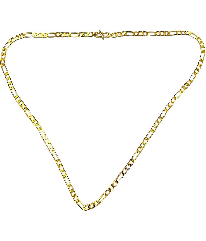 Charms Gold Plated Alloy Chain ( Pack of 1 )