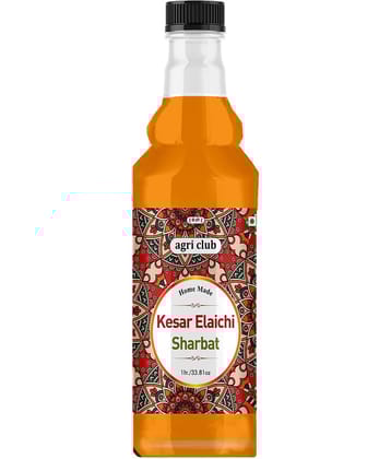 AGRI CLUB Kesar Elaichi Sharbat 1 L