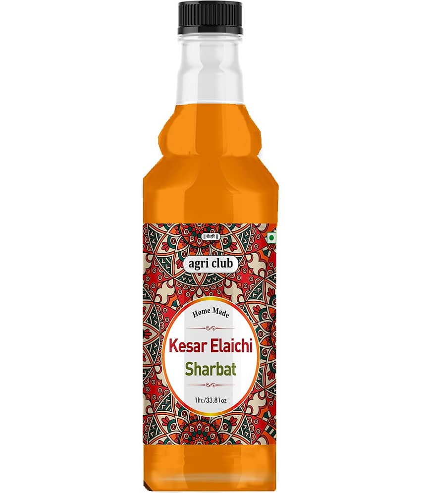 AGRI CLUB Kesar Elaichi Sharbat 1 L