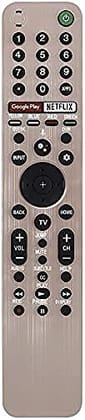 Ehop RMF-TX600U Compatible Remote Control for Sony Smart TV with Voice Function Google Play Netflix Keys XBR-85Z9G XBR-77A9G XBR-55A9G KD-75X750H XBR-65A9G XBR-49X950H XBR-98Z9G XBR-65X950G