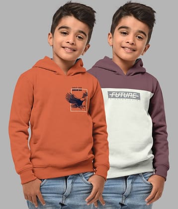 HELLCAT Pack of 2 Boys Cotton Blend Sweatshirt ( Multi Color )
