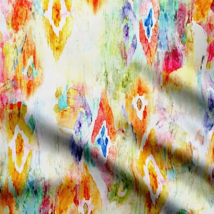 Watercolor Ikat-Cotton