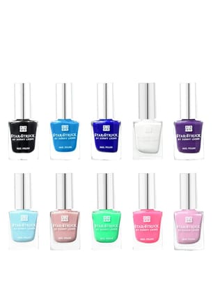 STARSTRUCK BY SUNNY LEONE Nail Polish Vibe Check |Pack of 10 STARSTRUCK BY SUNNY LEONE Nail Polish Vibe Check |Pack of 10