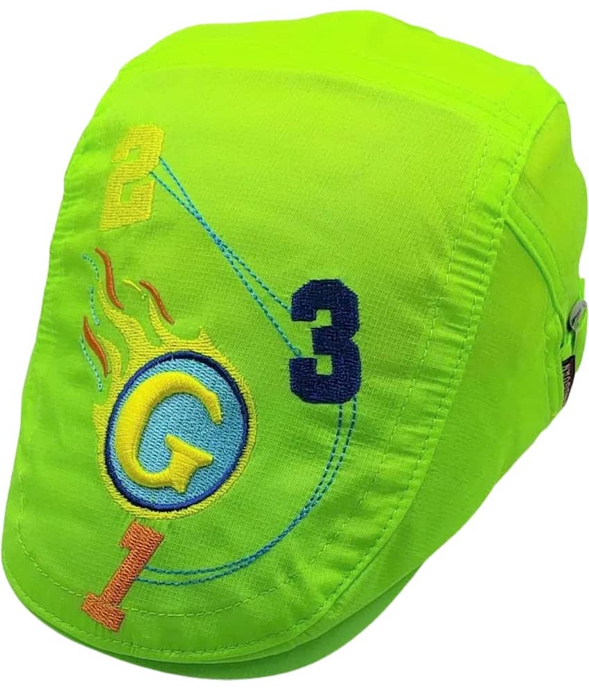 Zacharias Boy's & Girl's Kids Beret Golf Polyester Cap Green (2-6 Years) G-123