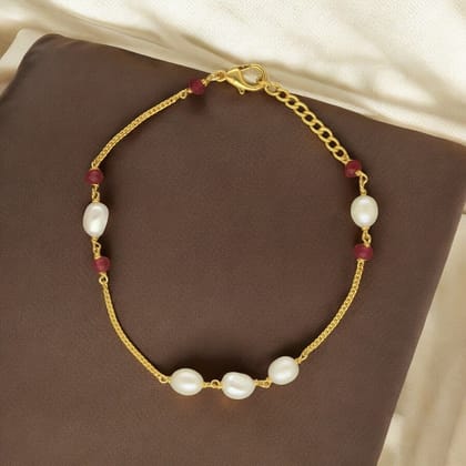 Sri Jagdamba Pearls The Mar Queen Pearl Bracelet For Women Girls