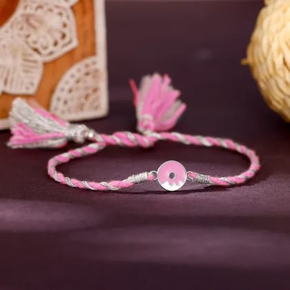 Silver Donut Kids Rakhi