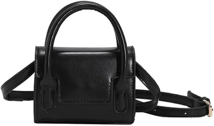 Howkly PU Leather Flap Mini Square Bag Howkly PU Leather Flap Mini Square Bag