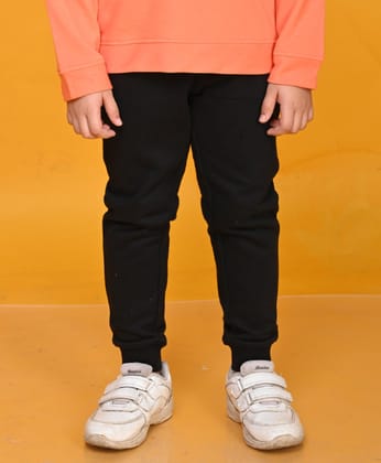 BLACK FLEECE WARM JOGGER - BLACK-0-6 MONTHS / 1N / BLACK