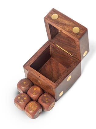 Handcrafted Wooden Dice Set Handcrafted Wooden Dice Set