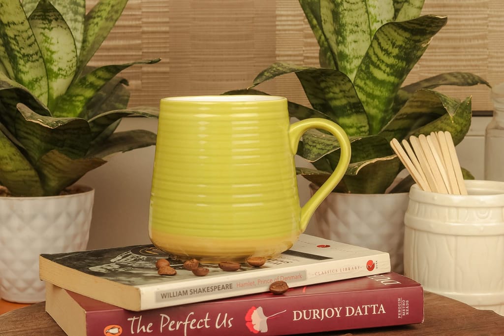 Femora Solid Green Coffee Mug-300 ML