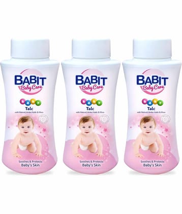 Babit Baby Powder Ideal For Newborn & kids Enriched with Khus and Amba Haldi 100g ( Pack of 3 )