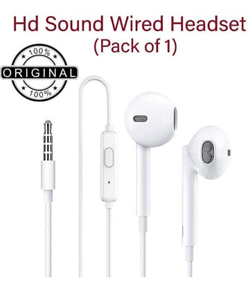 XYBEL WRD-EPH-WHITE-1NOS 3.5 mm Wired Earphone In Ear Powerfull Bass White