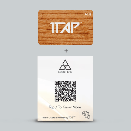 1 Tablee Standee + 1 NFC Wooden Card