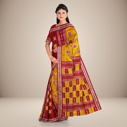 Bomkai Silk Saree