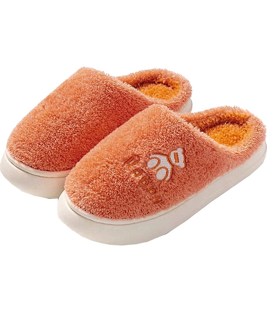 Infispace Brown Women's Toe Covered Flip Flop