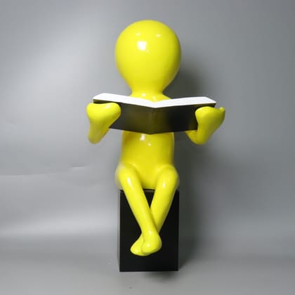 Modern Neon Reader Decor-Yellow