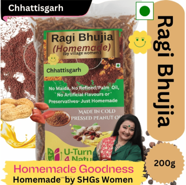 Ragi Bhujia Homemade