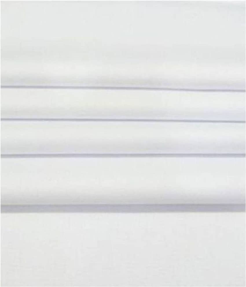 Makhanchor White Linen Unstitched Shirt pc Single