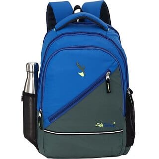 Life Today Large 35 L Backpack Bags For Men & Women | School Backpack For Boys and Girls (Grey)