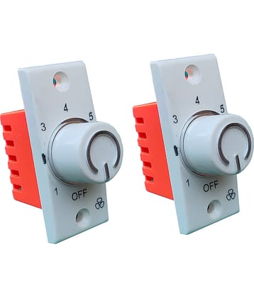 HIRU Fan Regulators 1 Module (Pack of 2)