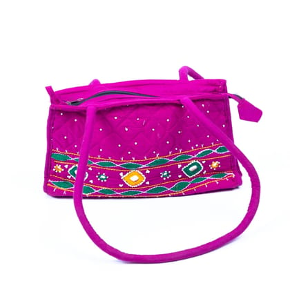 Tribal Handmade Banjara Diamond Bag (pink) Tribal Handmade Banjara Diamond Bag (pink)