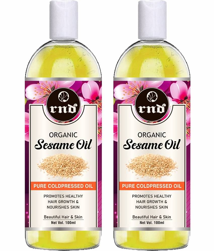 RND Coldpressed Sesame Oil Hair Oil 100 mL Pack of 2