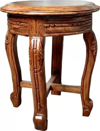 HandCarved Wooden Stool