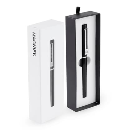 Magnify Roller Ball Pen-Black