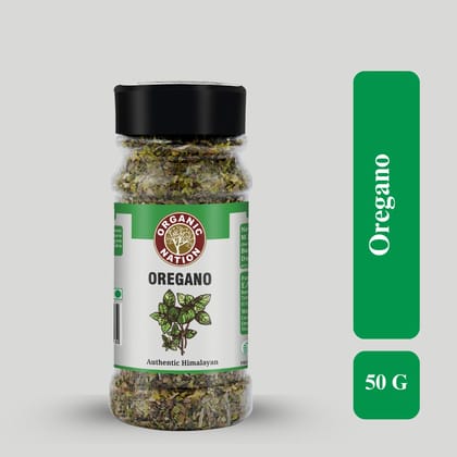 Organic Nation Oregano 50g (pack of 2) | Dried Oregano Leaves | Natural & Aromatic Herb | Perfect for Pizza, Pasta, Salads