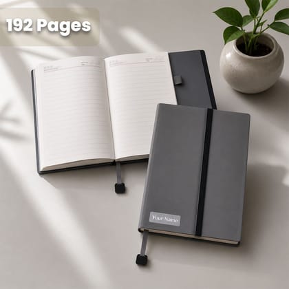 Custom Engraved Fold Diary Premium Journal