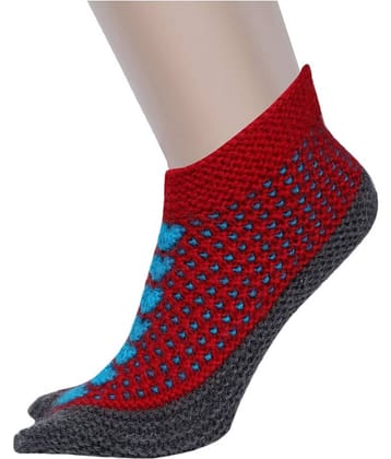 KC Store - Multicolor Woollen Women's Ankle Length Socks ( Pack of 1 )