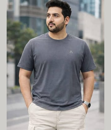AUSTIVO Grey Polyester Regular Fit Men's Sports T-Shirt ( Pack of 1 )