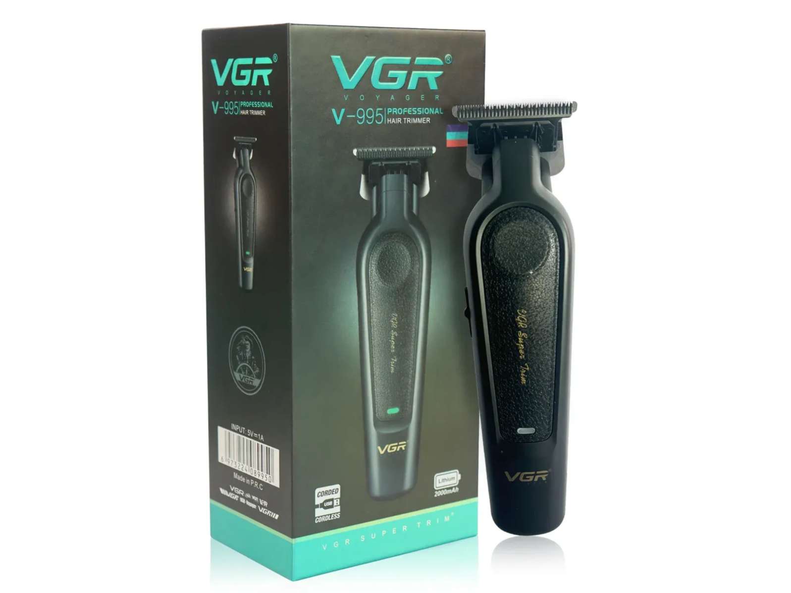 VGR V-995 Professional Hair Trimmer for Men (Black)