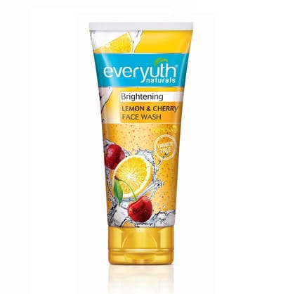 Everyuth Naturals Brightening Lemon Cherry Face Wash (150gm)