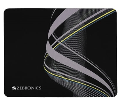 ZEBRONICS MSP-X1 Mouse Pad, for Speed and Precision Operation, Smooth Cloth Surface, Roll and Go, Optimised for All Mouse Sensors, Anti Slip Rubber Base,...