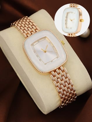 The Grecian Rectangular Diamond Watch-Watches