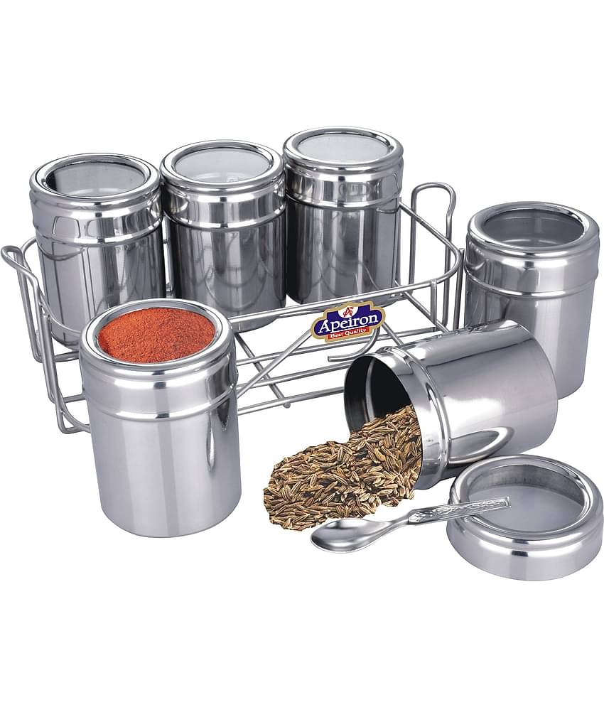 APEIRON - Steel Silver Utility Container ( Set of 1 - 175 )