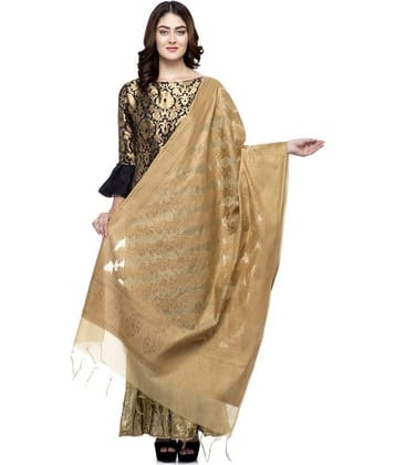 A R Silk Gold Chanderi Zari Work Dupatta