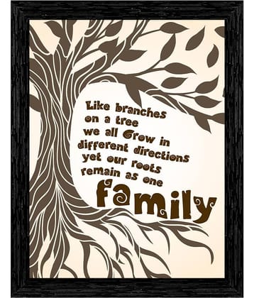 Indianara - Quotes Painting With Frame