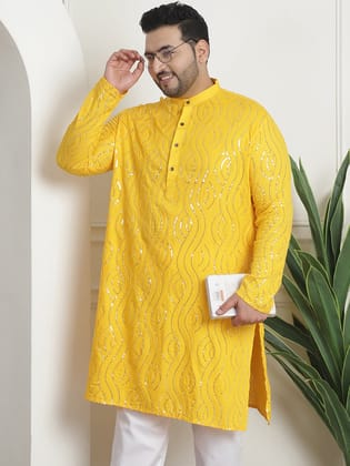 Men's Cotton Designer Mustard-44