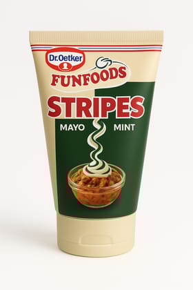 Dr. Oetker FunFoods Stripes - Mayo & Mint 170gm