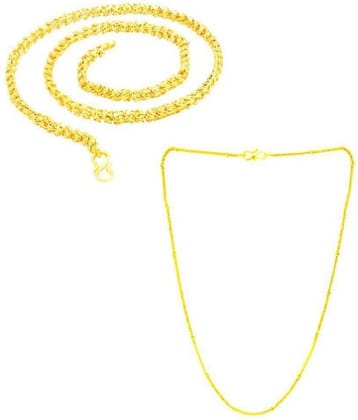 SHANKH-KRIVA Gold Plated Chain ( Set of 1 )