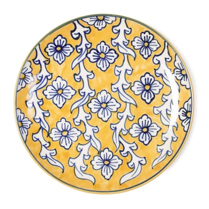 Hand Painted Ceramic Plate - 8.25"