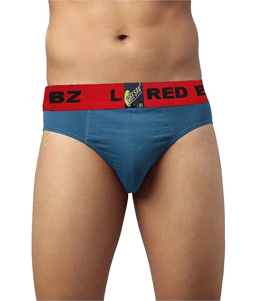 VEE SAA Pack of 1 Cotton Briefs For Men's ( Multicolor )