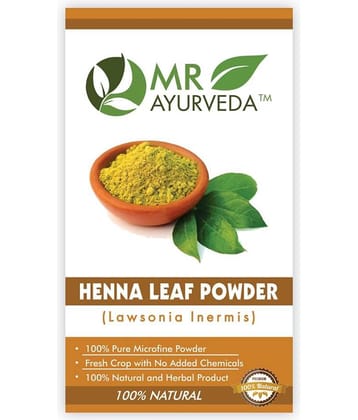MR Ayurveda 100% Natural and Fresh Henna Mehendi Powder Organic Henna 100 g