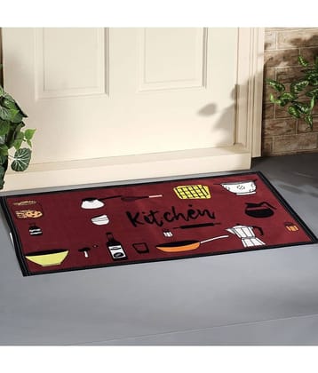 Aazeem Multi Single Anti-skid Kitchen Door Mat - ( 60 X 40 cm,1cm Thickness)