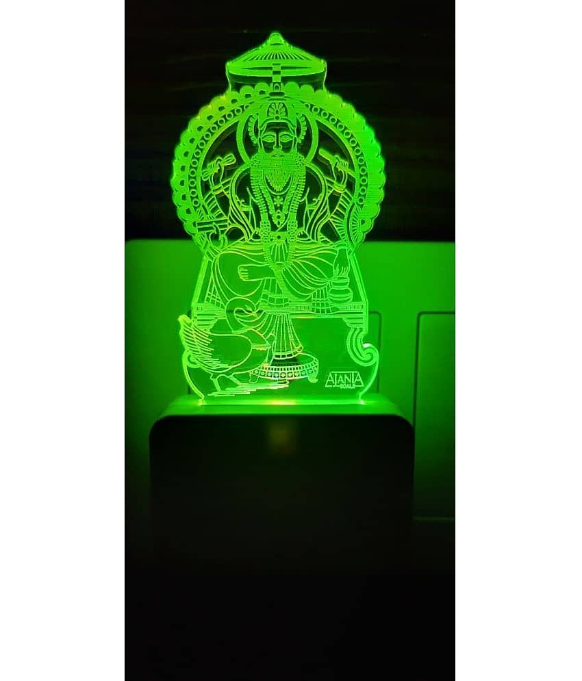 SUPER AJANTA - Multicolor Night Lamp ( Pack of 1 )