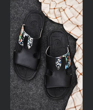 Akiko - Black Men's Sandals